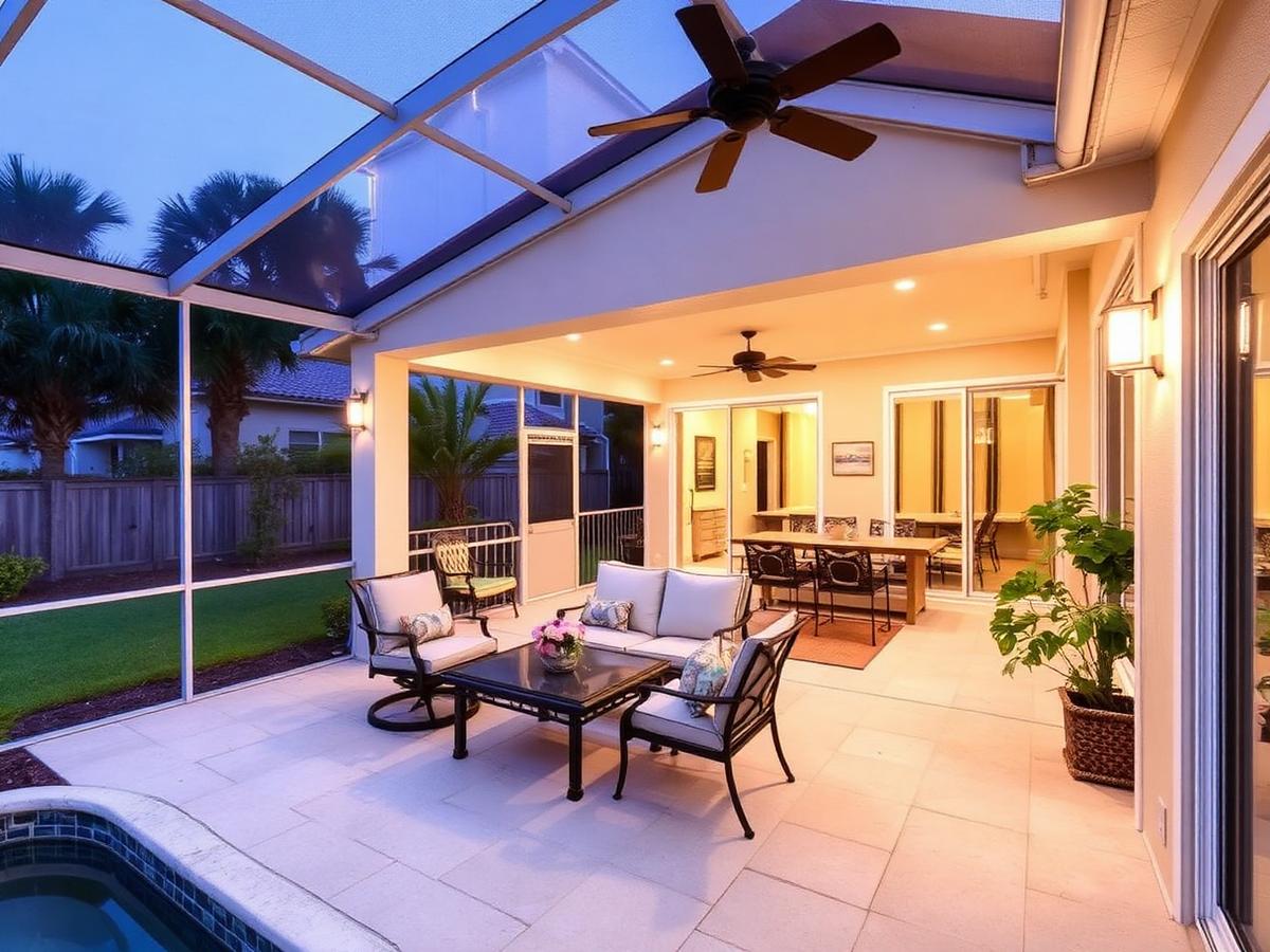 Enclosed lanai